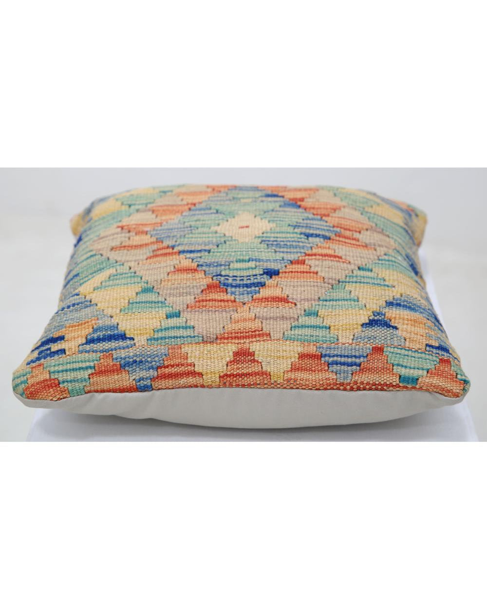 Hand Woven Tribal  Wool Pillow - 1'5'' x 1'5''
