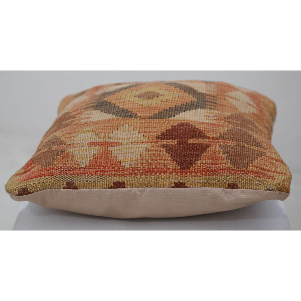 Hand Woven Tribal  Wool Pillow - 1'5'' x 1'5''