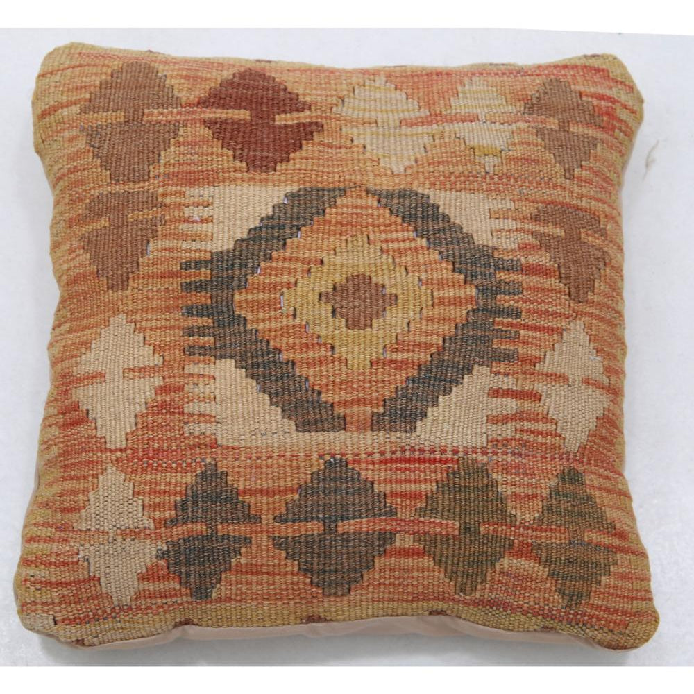 Hand Woven Tribal  Wool Pillow - 1'5'' x 1'5''
