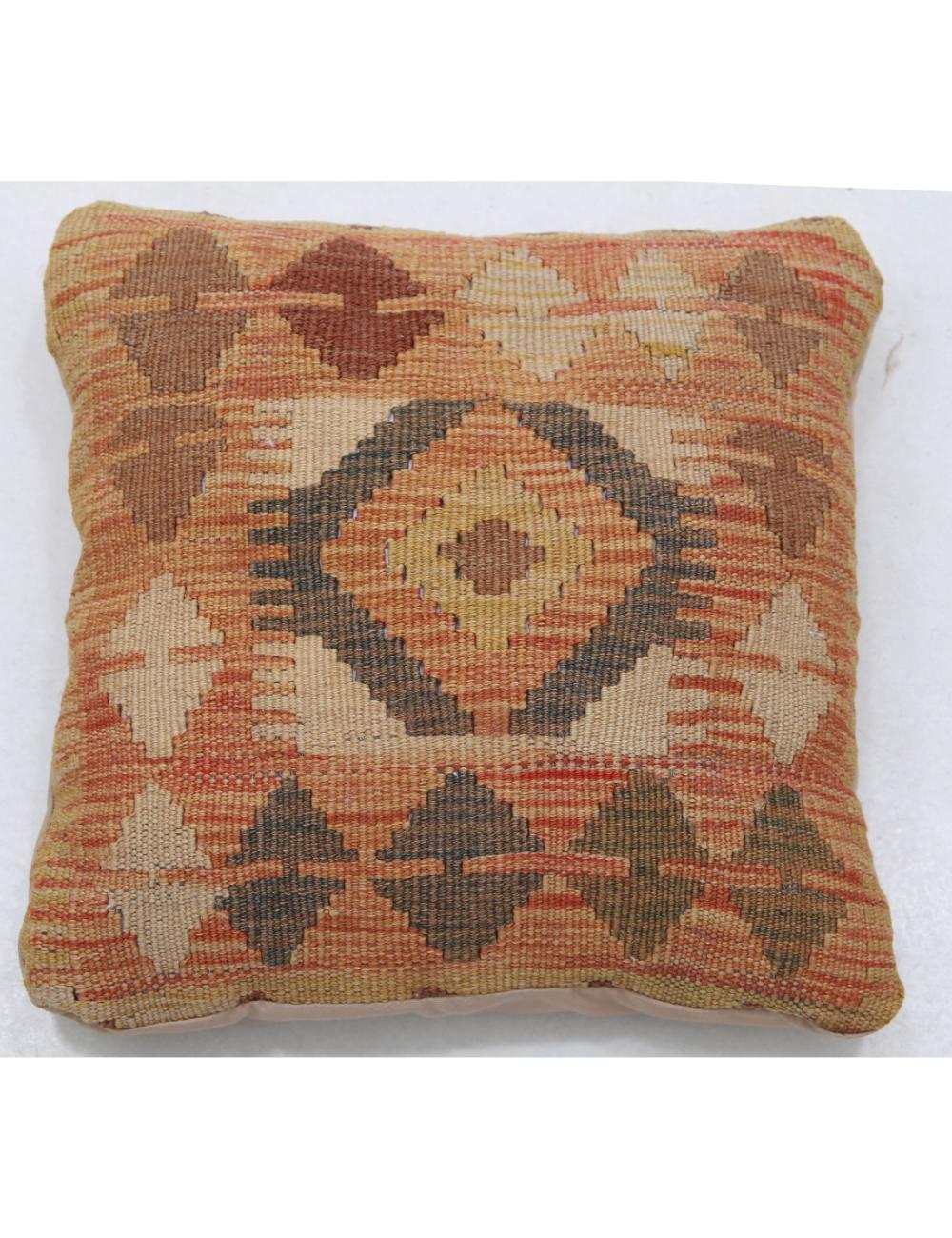 Hand Woven Tribal  Wool Pillow - 1'5'' x 1'5''