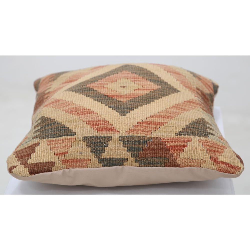 Hand Woven Tribal  Wool Pillow - 1'5'' x 1'5''