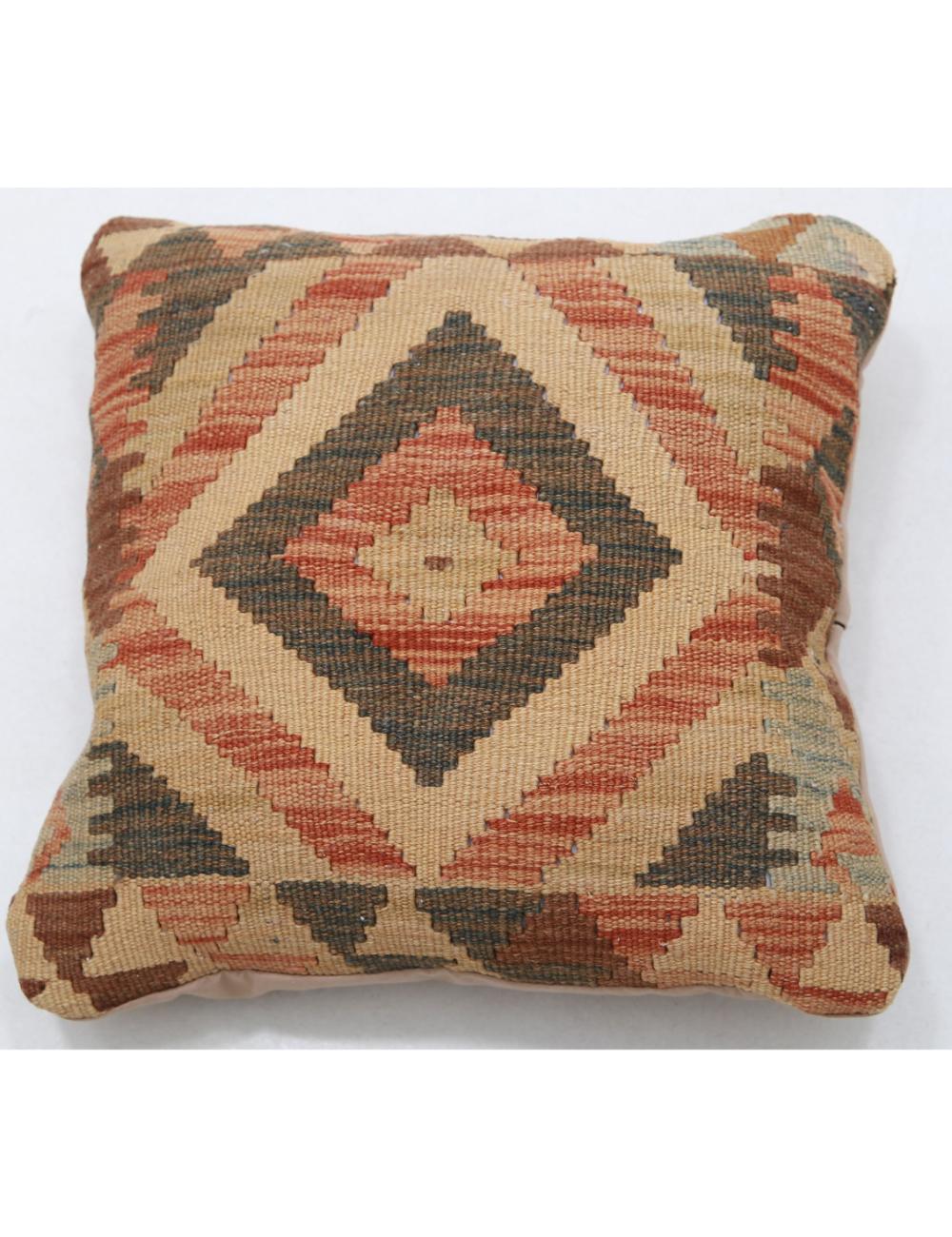 Hand Woven Tribal  Wool Pillow - 1'5'' x 1'5''