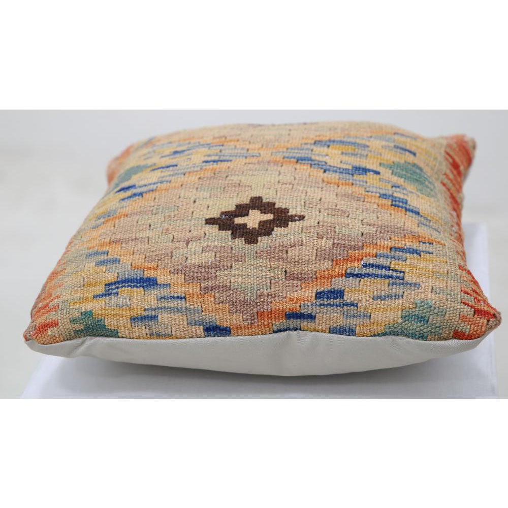 Hand Woven Tribal  Wool Pillow - 1'5'' x 1'5''