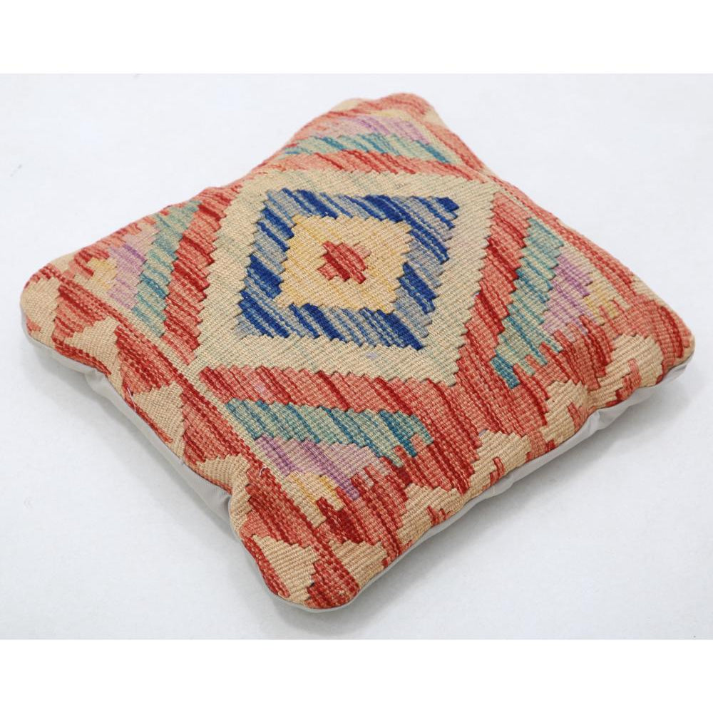 Hand Woven Tribal  Wool Pillow - 1'5'' x 1'5''