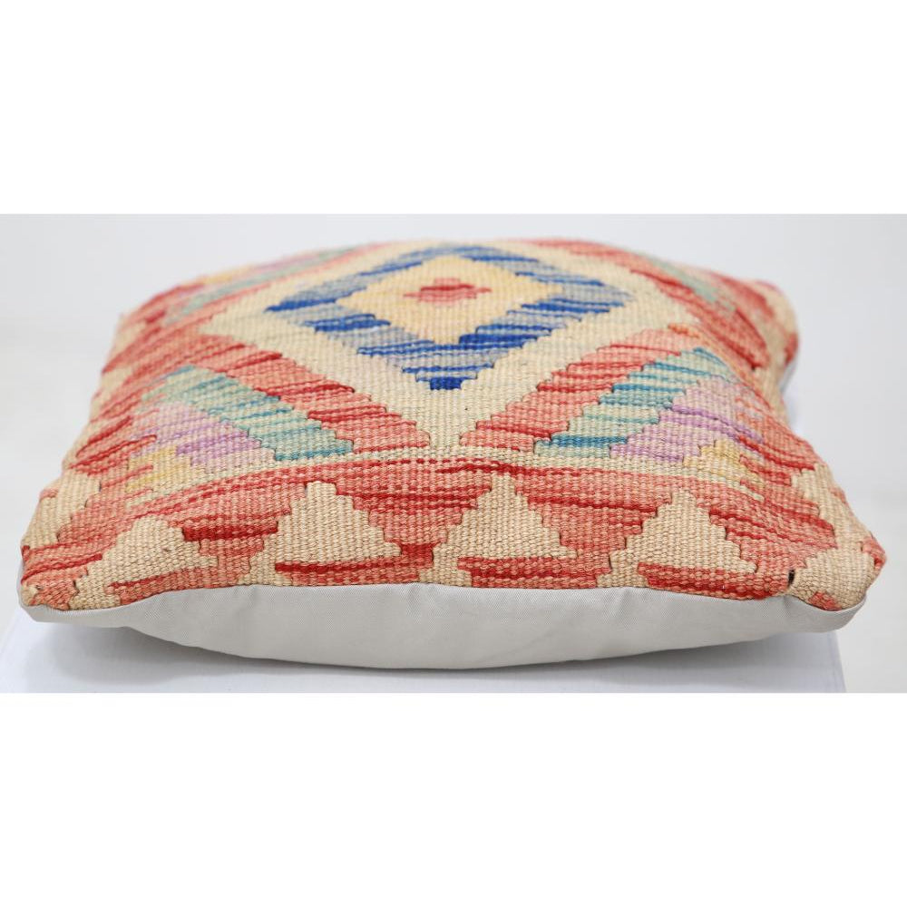 Hand Woven Tribal  Wool Pillow - 1'5'' x 1'5''