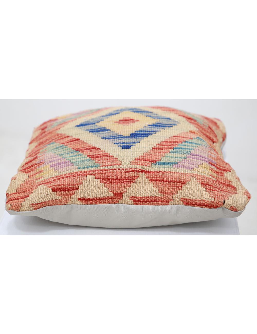 Hand Woven Tribal  Wool Pillow - 1'5'' x 1'5''
