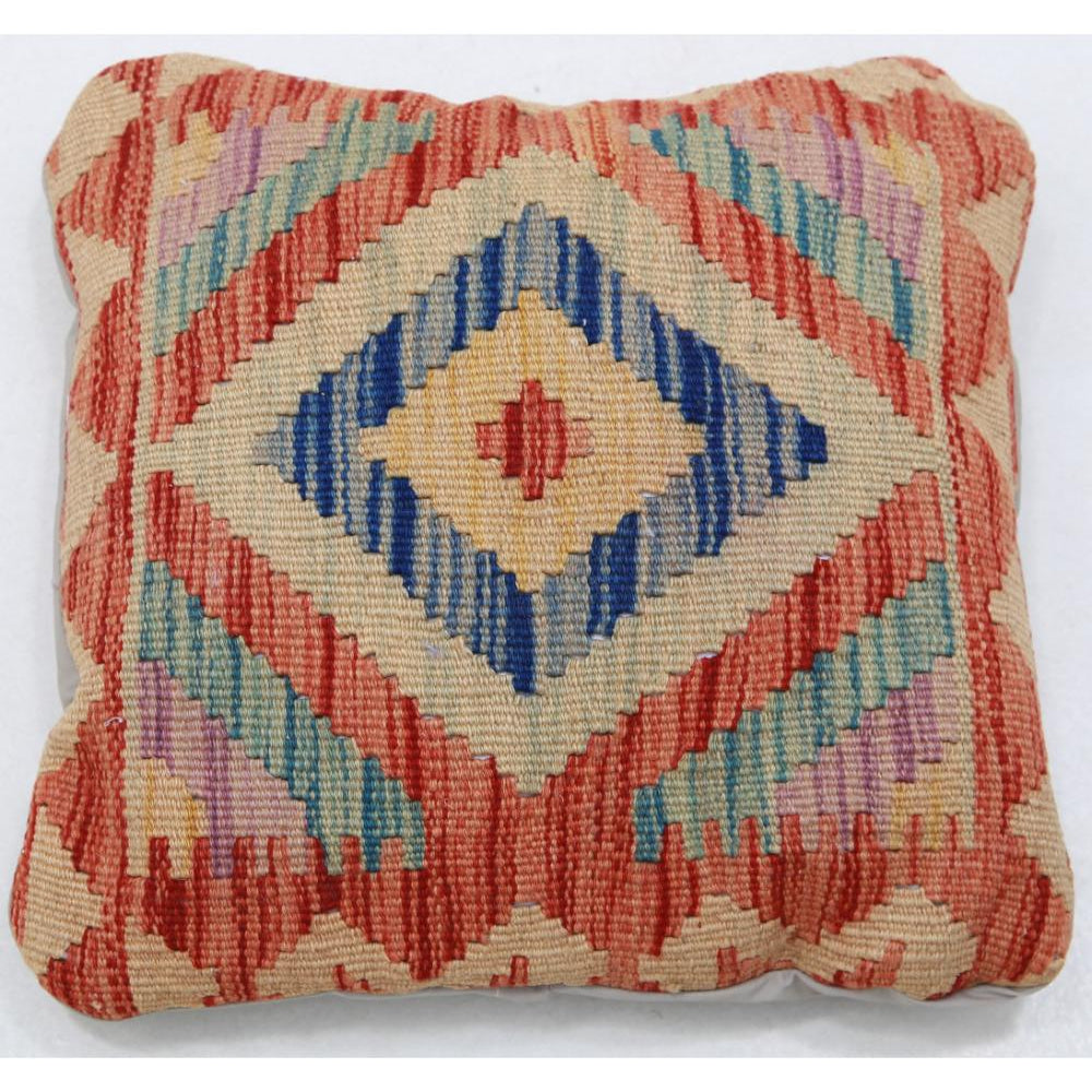 Hand Woven Tribal  Wool Pillow - 1'5'' x 1'5''
