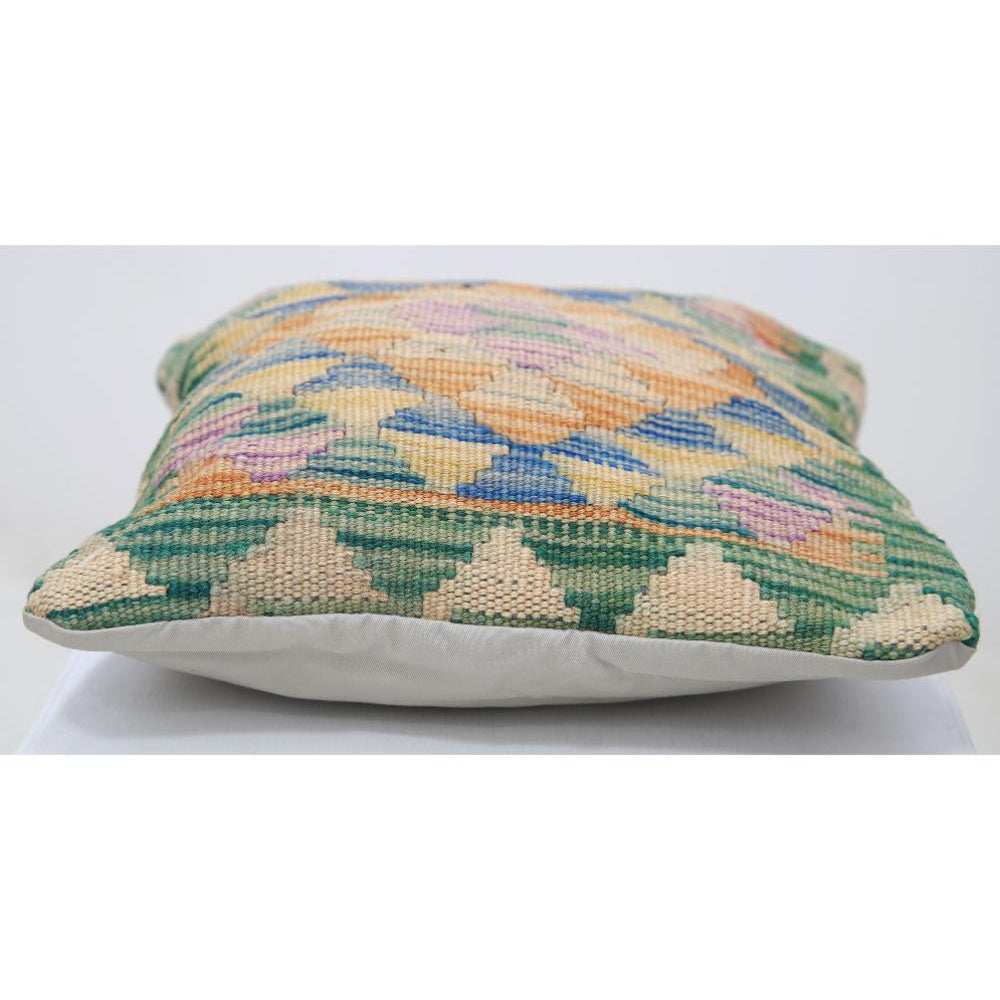 Hand Woven Tribal  Wool Pillow - 1'5'' x 1'5''