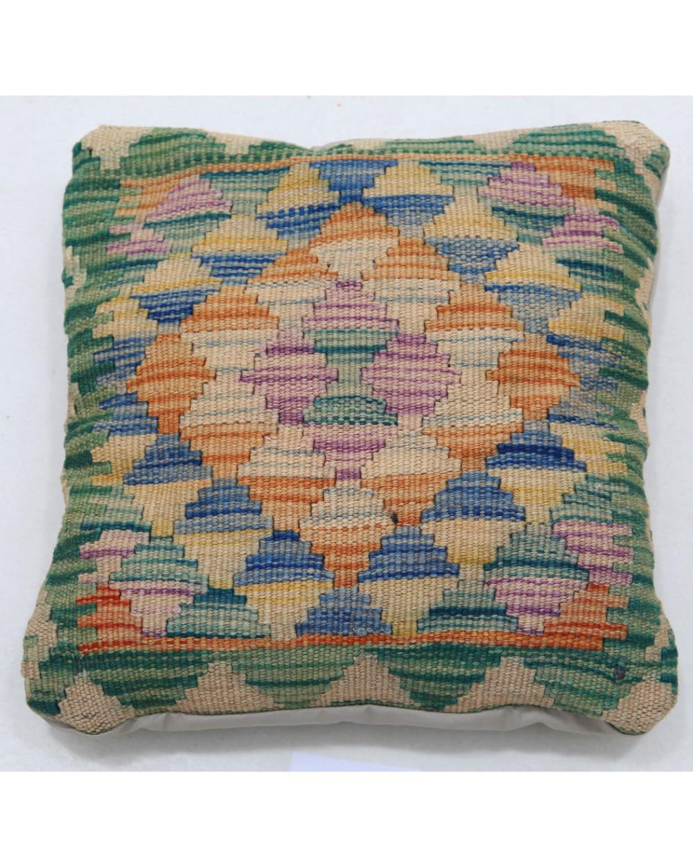 Hand Woven Tribal  Wool Pillow - 1'5'' x 1'5''