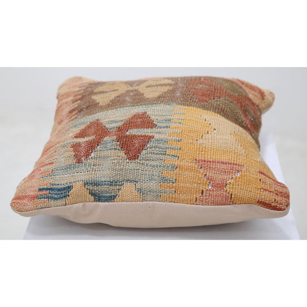 Hand Woven Tribal  Wool Pillow - 1'5'' x 1'5''