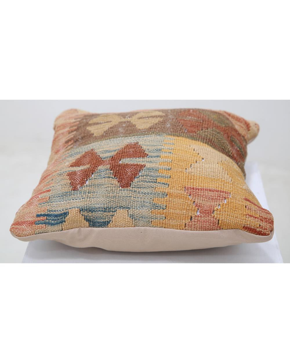 Hand Woven Tribal  Wool Pillow - 1'5'' x 1'5''