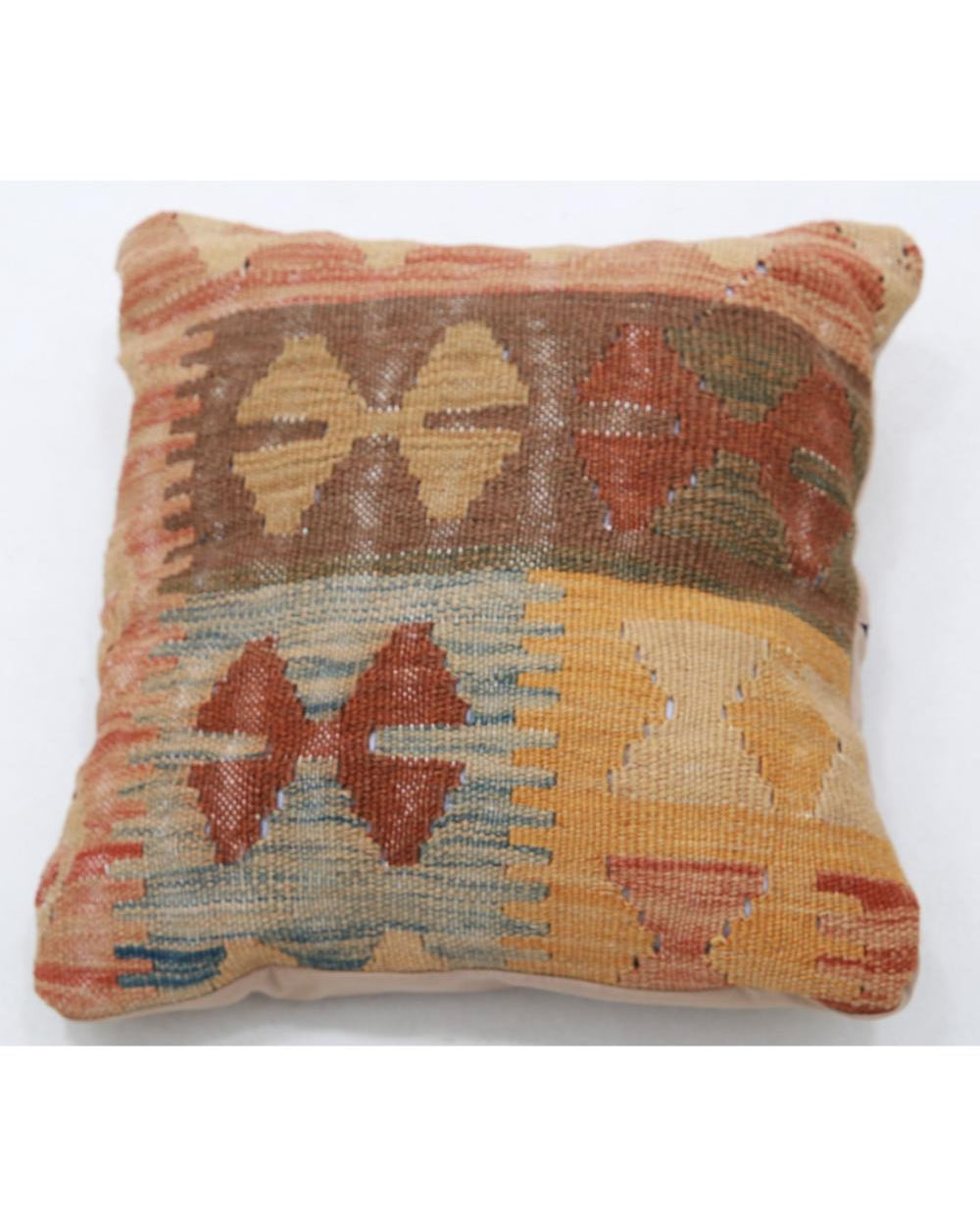 Hand Woven Tribal  Wool Pillow - 1'5'' x 1'5''