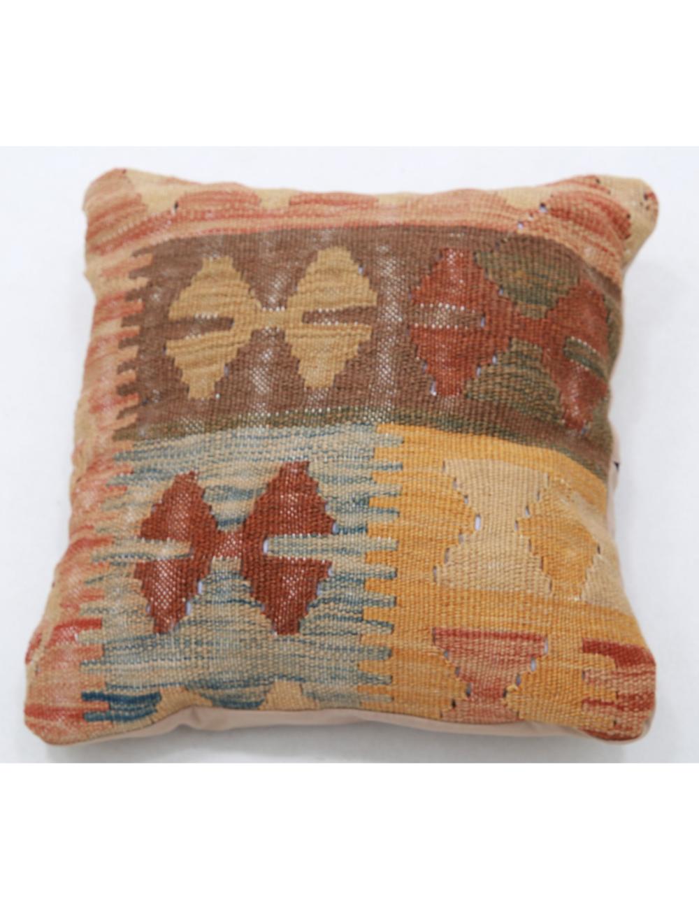 Hand Woven Tribal  Wool Pillow - 1'5'' x 1'5''
