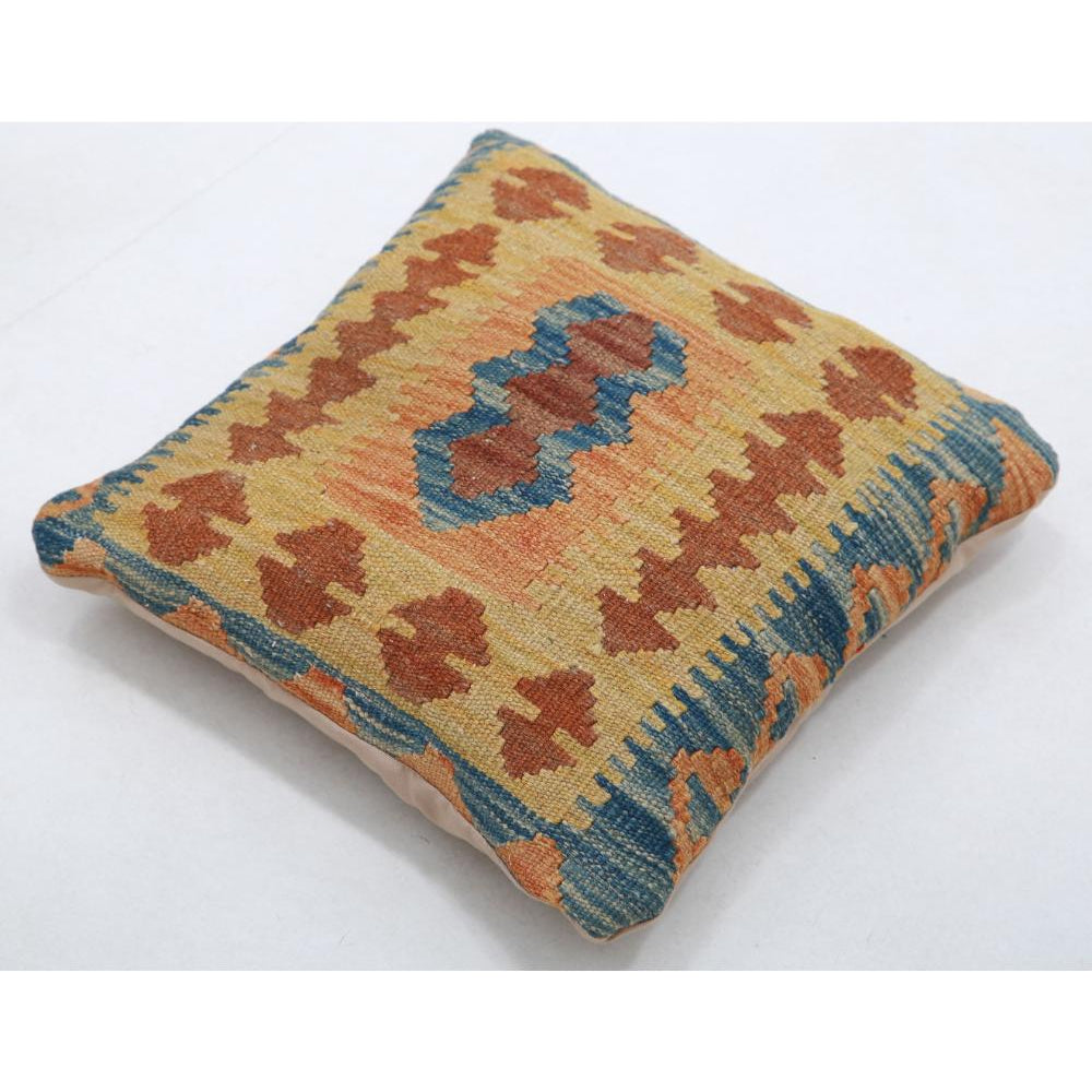 Hand Woven Tribal  Wool Pillow - 1'5'' x 1'5''