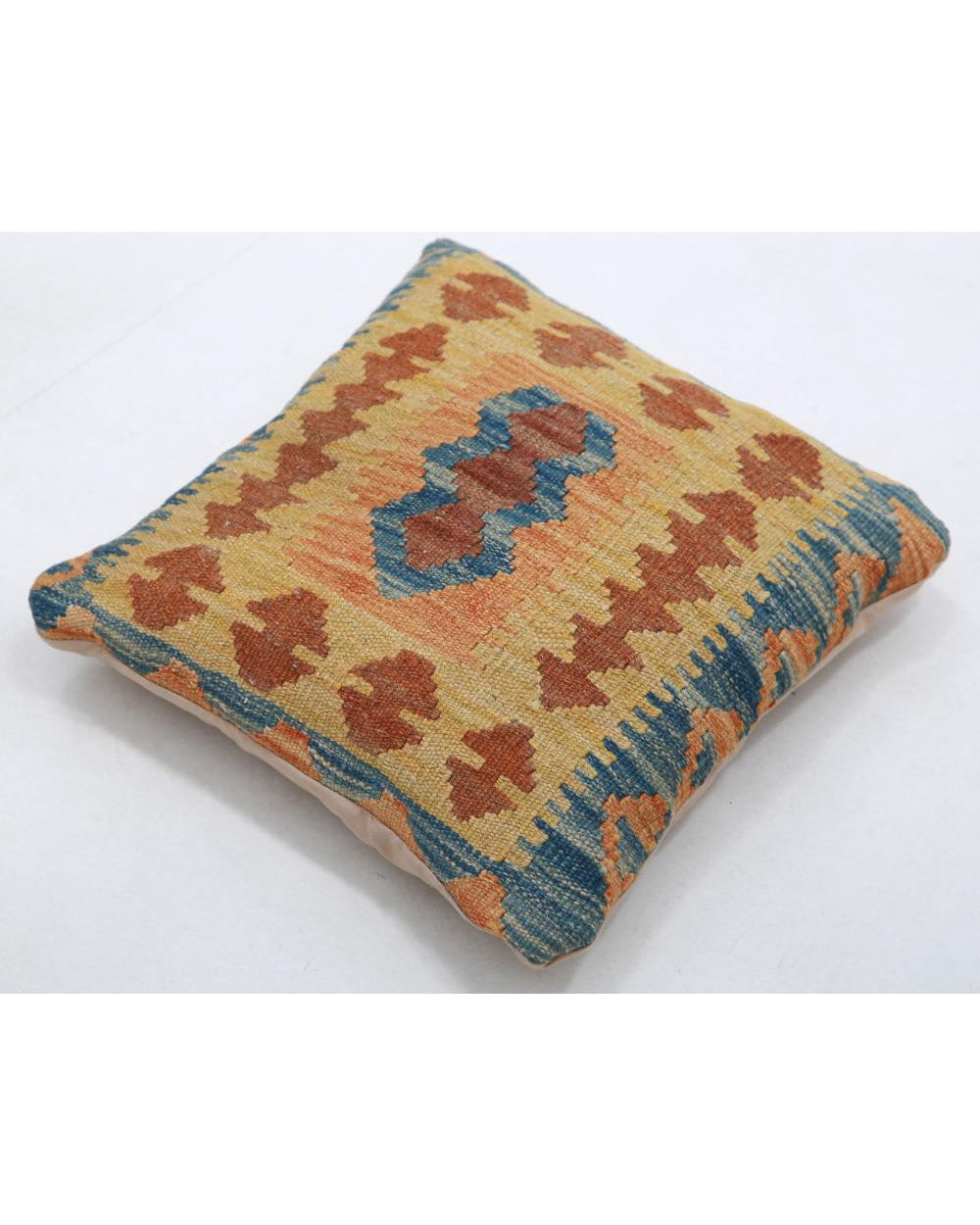 Hand Woven Tribal  Wool Pillow - 1'5'' x 1'5''
