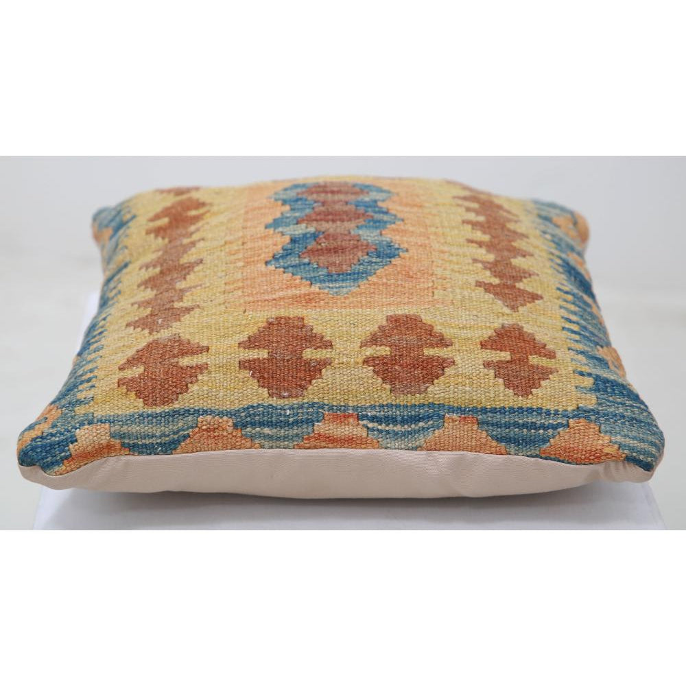 Hand Woven Tribal  Wool Pillow - 1'5'' x 1'5''