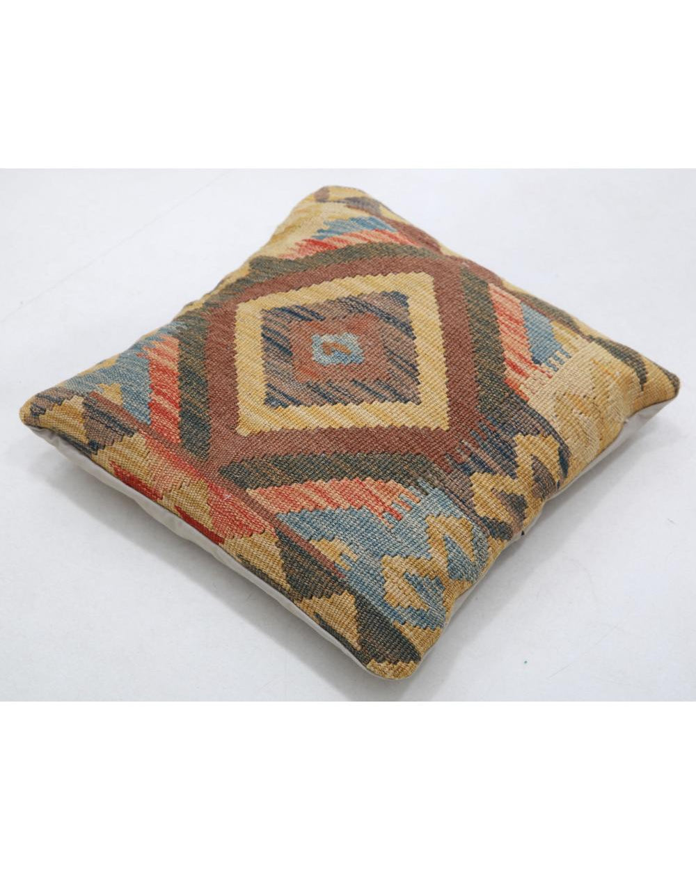 Hand Woven Tribal  Wool Pillow - 1'5'' x 1'5''