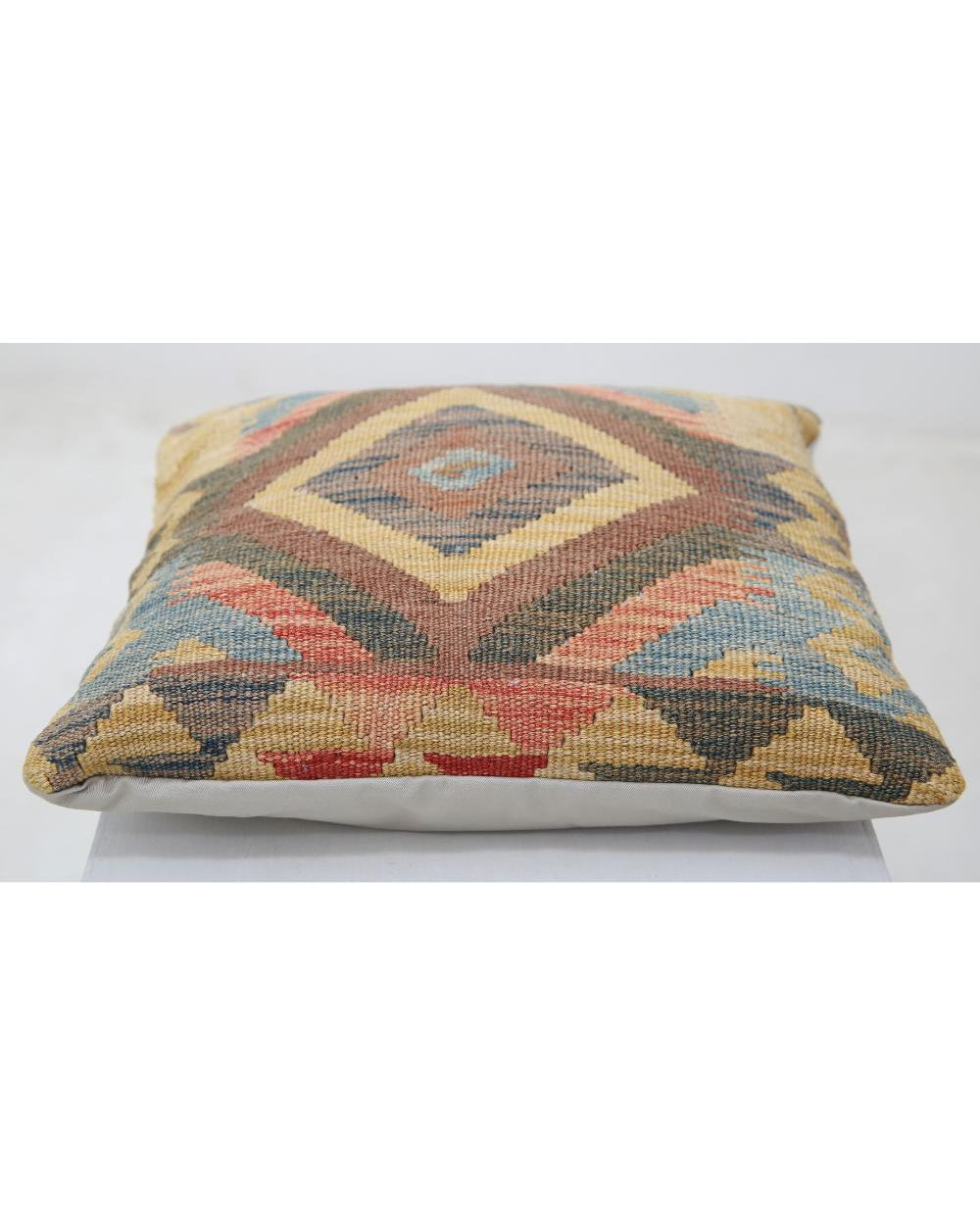 Hand Woven Tribal  Wool Pillow - 1'5'' x 1'5''