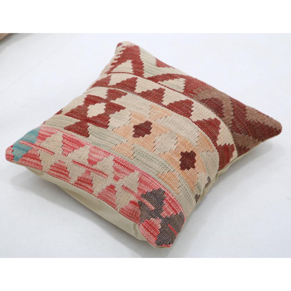 Hand Woven Tribal  Wool Pillow - 1'5'' x 1'5''
