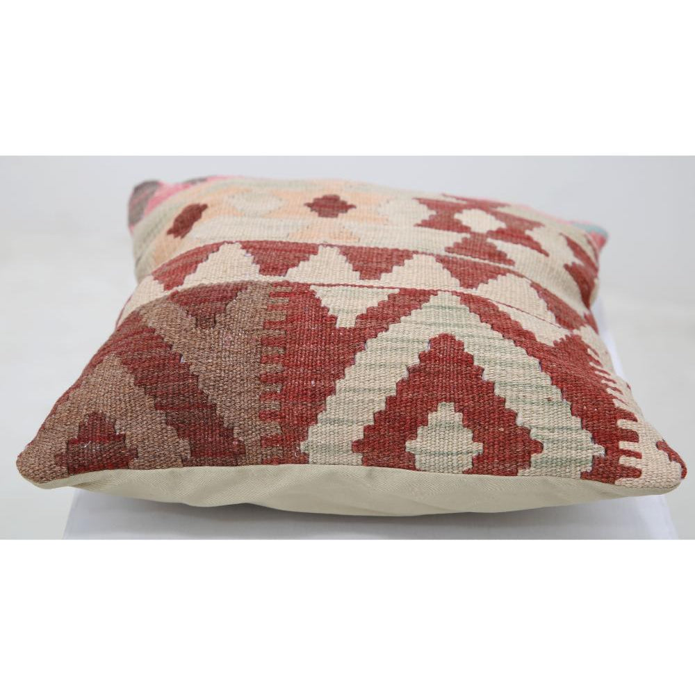 Hand Woven Tribal  Wool Pillow - 1'5'' x 1'5''