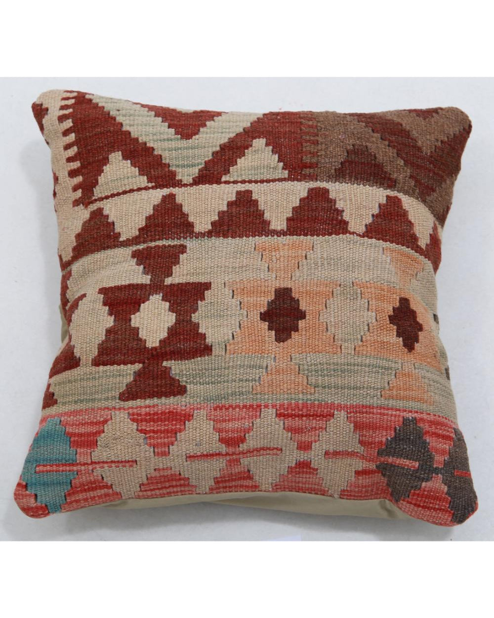 Hand Woven Tribal  Wool Pillow - 1'5'' x 1'5''