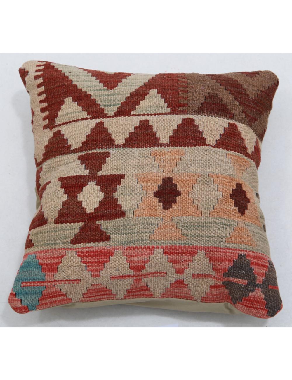 Hand Woven Tribal  Wool Pillow - 1'5'' x 1'5''