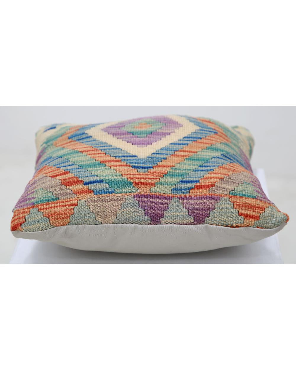Cojín de lana tribal tejido a mano - 1'5'' x 1'5''