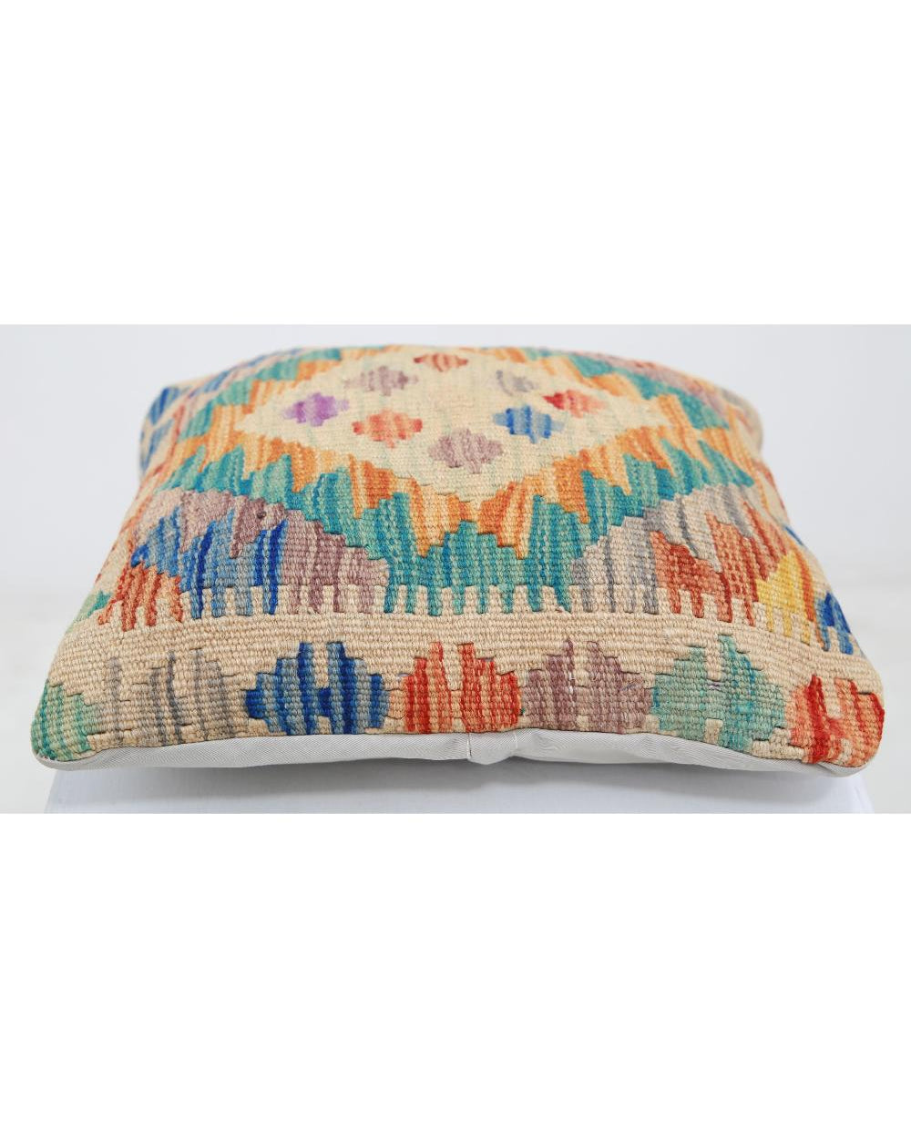 Hand Woven Tribal  Wool Pillow - 1'5'' x 1'5''