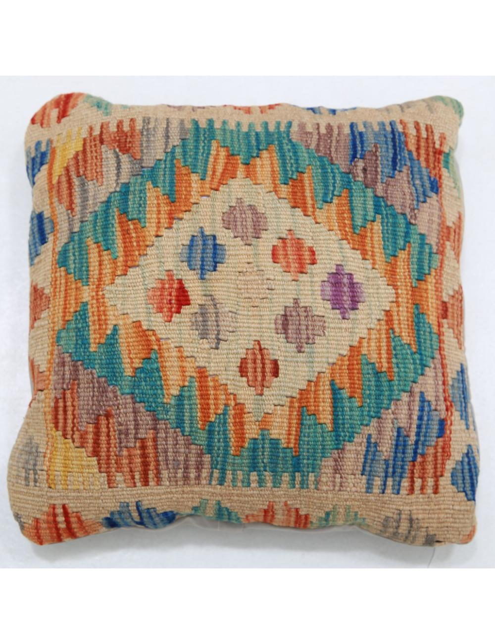 Hand Woven Tribal  Wool Pillow - 1&#39;5&#39;&#39; x 1&#39;5&#39;&#39;