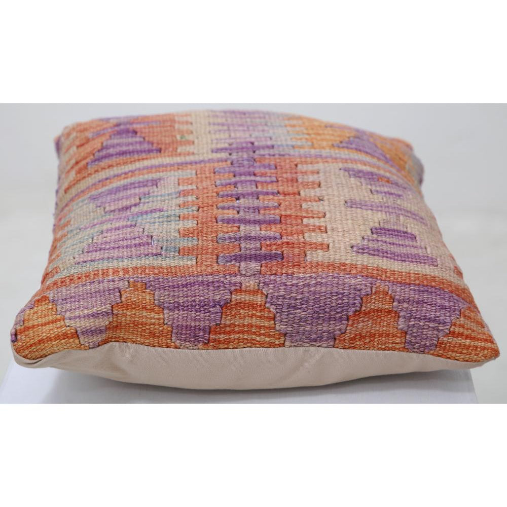Hand Woven Tribal  Wool Pillow - 1'5'' x 1'5''