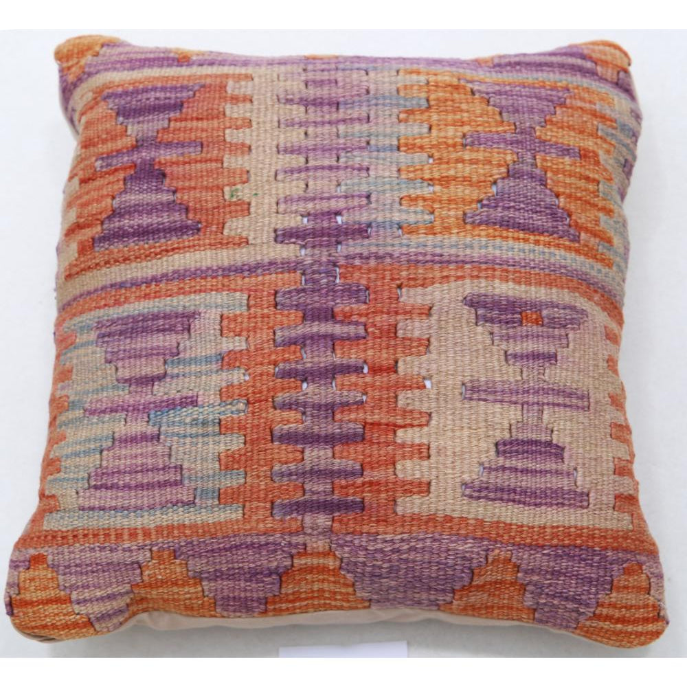 Hand Woven Tribal  Wool Pillow - 1'5'' x 1'5''