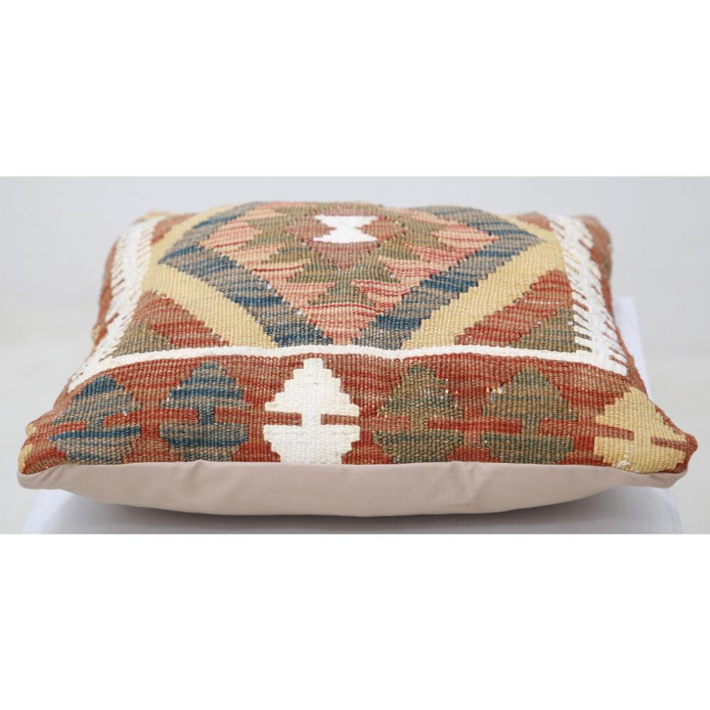 Hand Woven Tribal  Wool Pillow - 1'5'' x 1'5''