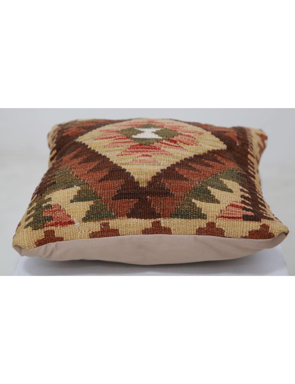 Hand Woven Tribal  Wool Pillow - 1'0'' x 1'0''