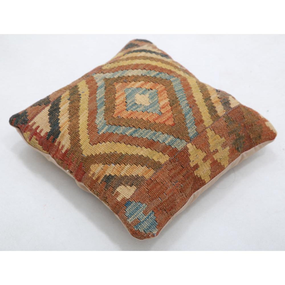 Hand Woven Tribal  Wool Pillow - 1'0'' x 1'0''