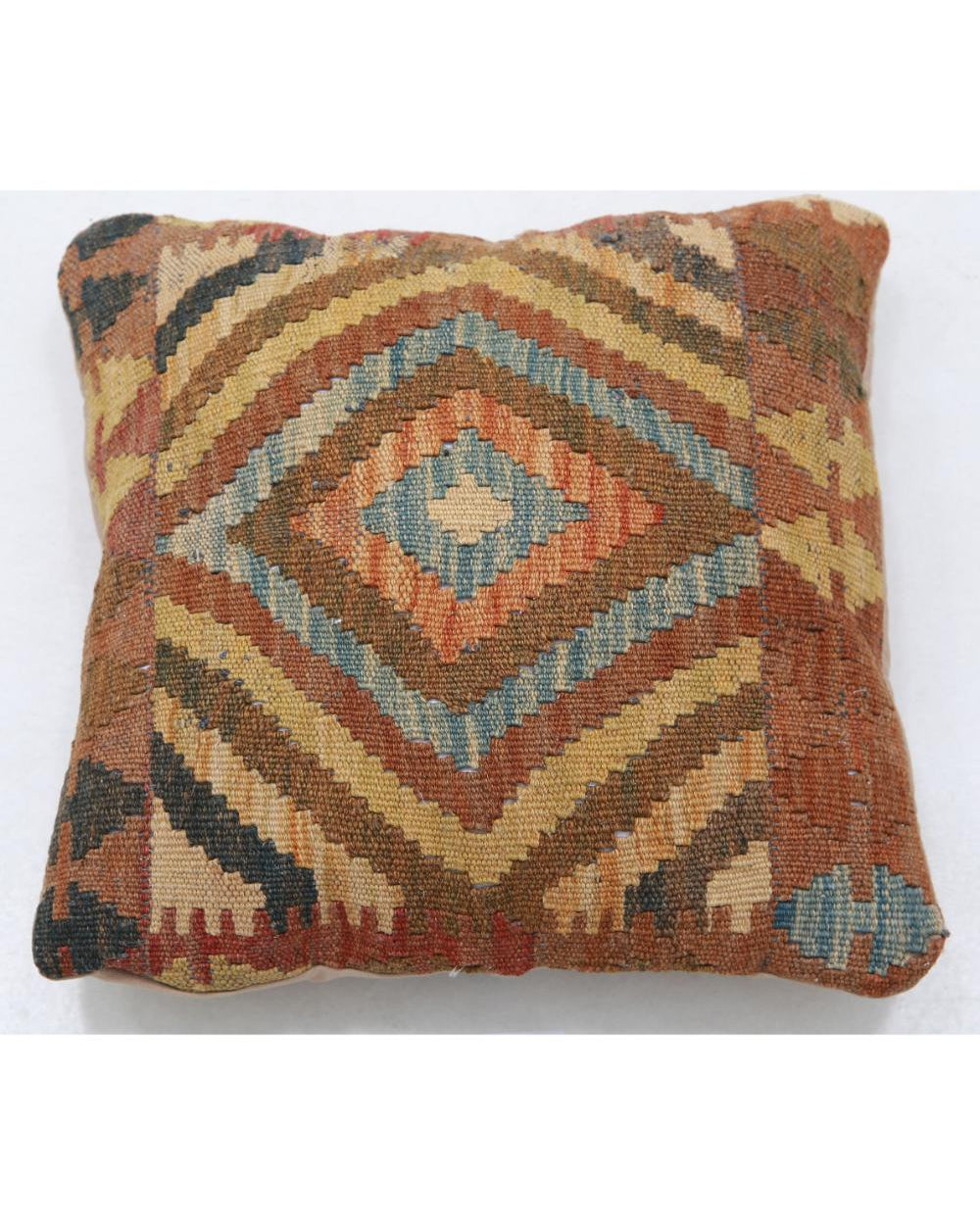 Hand Woven Tribal  Wool Pillow - 1'0'' x 1'0''