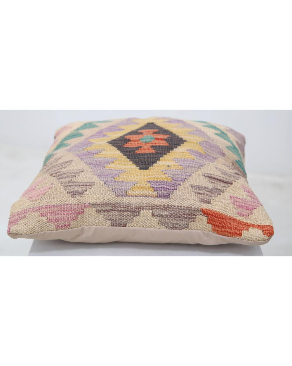 Hand Woven Tribal  Wool Pillow - 1'5'' x 1'5''