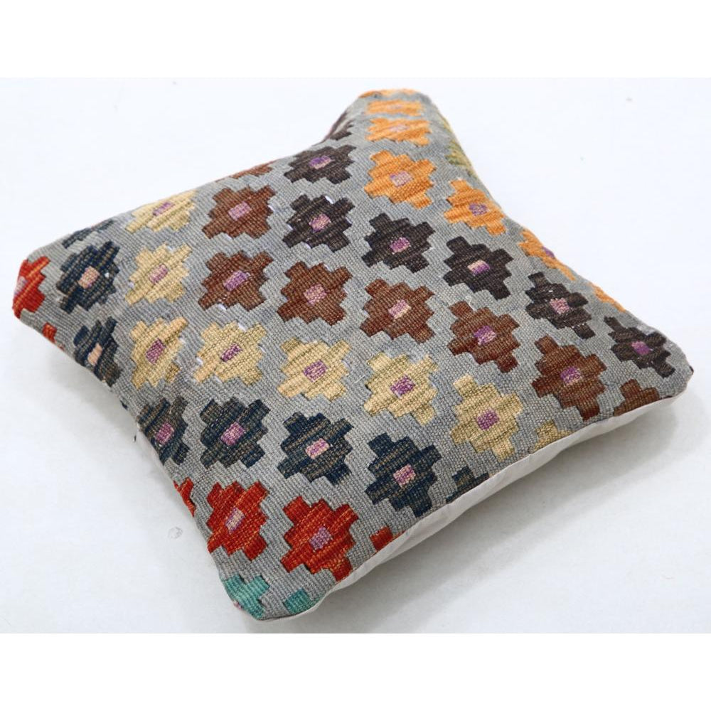 Hand Woven Tribal  Wool Pillow - 1'5'' x 1'5''