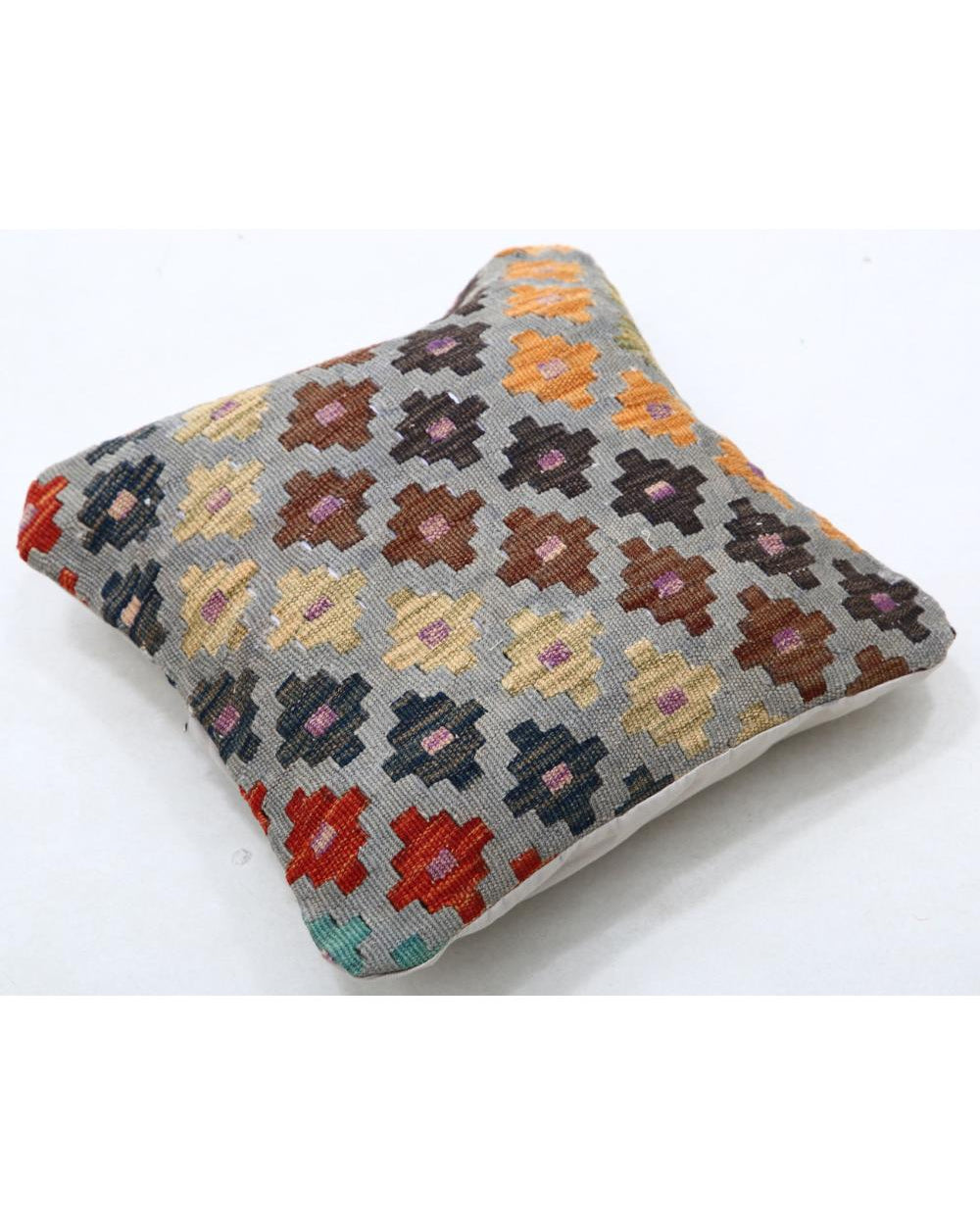 Hand Woven Tribal  Wool Pillow - 1'5'' x 1'5''