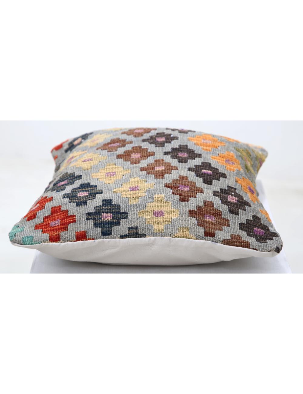 Hand Woven Tribal  Wool Pillow - 1'5'' x 1'5''