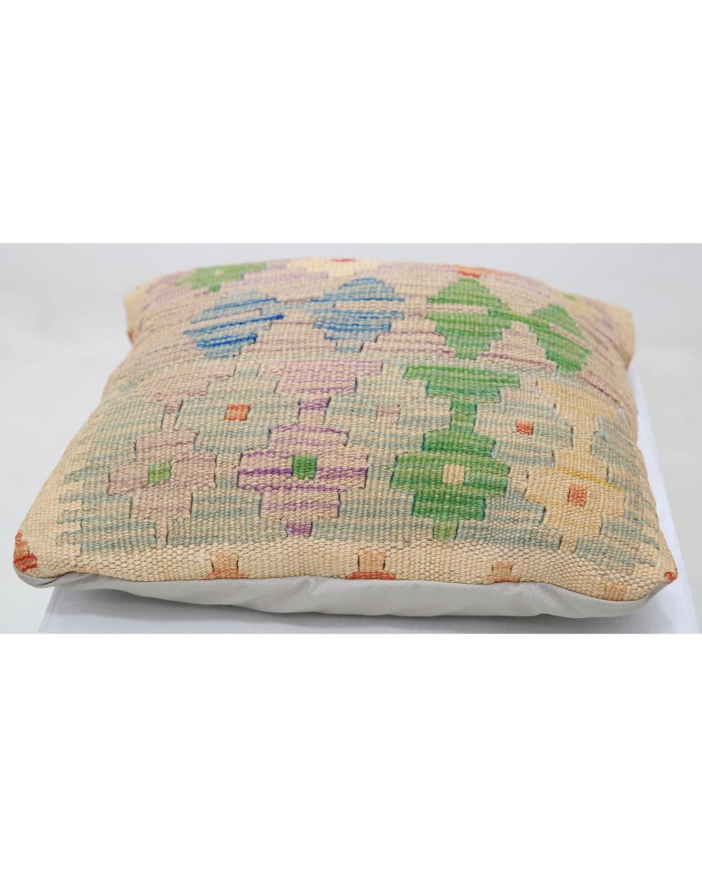 Hand Woven Tribal  Wool Pillow - 1'0'' x 1'0''