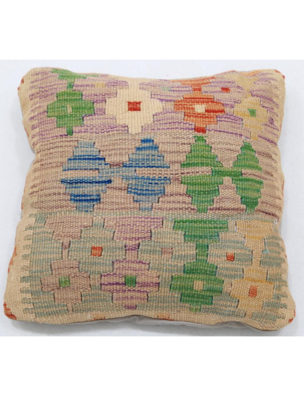 Hand Woven Tribal  Wool Pillow - 1&#39;0&#39;&#39; x 1&#39;0&#39;&#39;