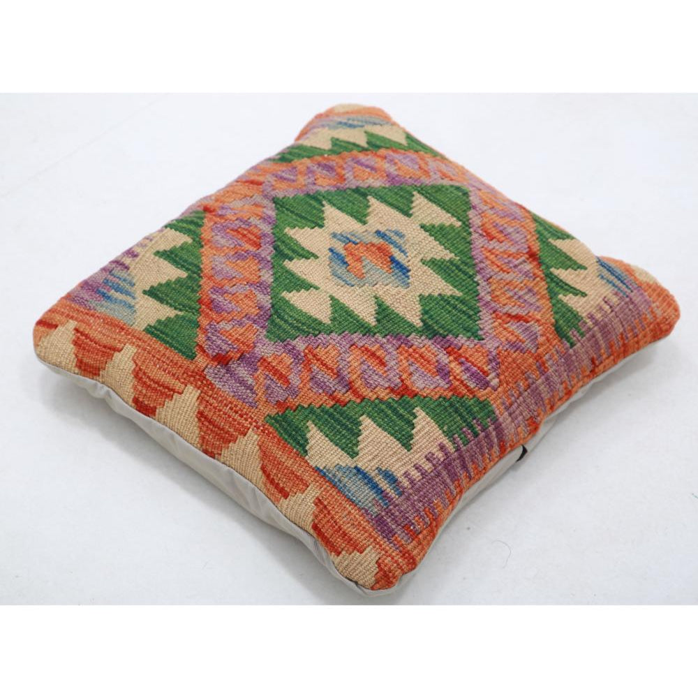Hand Woven Tribal  Wool Pillow - 1'5'' x 1'5''