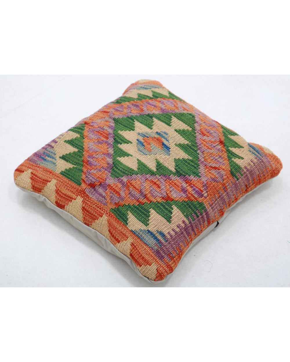 Hand Woven Tribal  Wool Pillow - 1'5'' x 1'5''