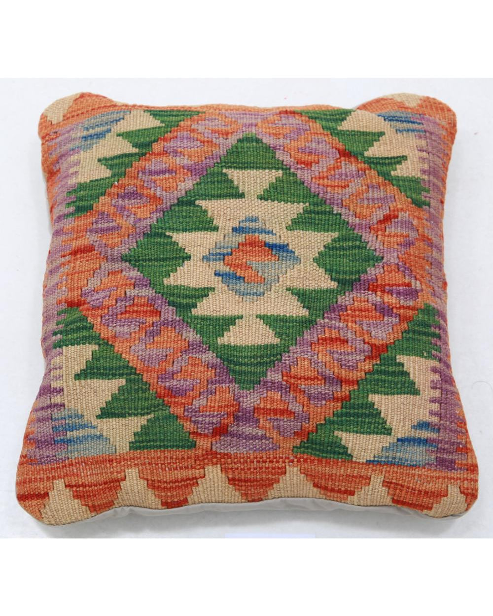 Hand Woven Tribal  Wool Pillow - 1'5'' x 1'5''
