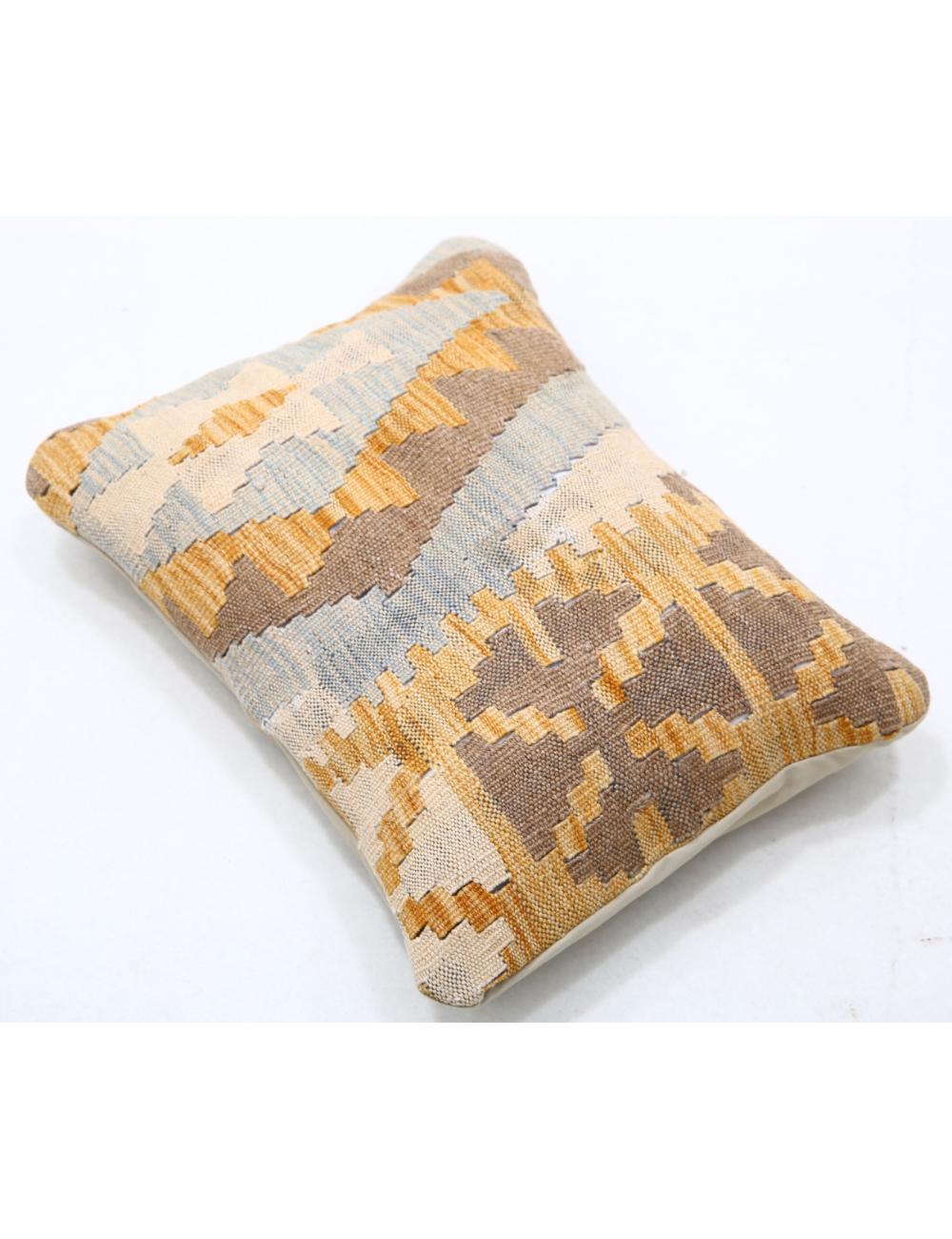 Hand Woven Tribal Multi Color Geometric Wool Pillow - 1'0'' x 1'5'' Arteverk Arteverk Rugs