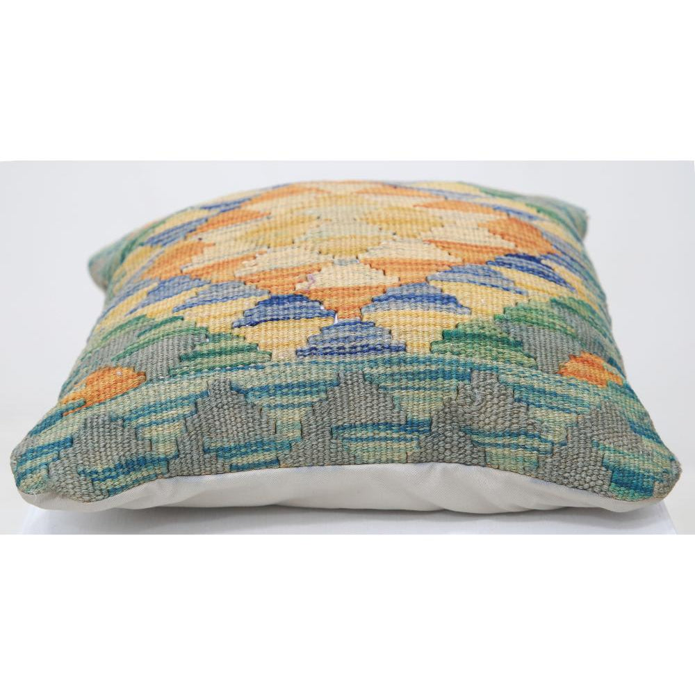 Hand Woven Tribal  Wool Pillow - 1'5'' x 1'5''