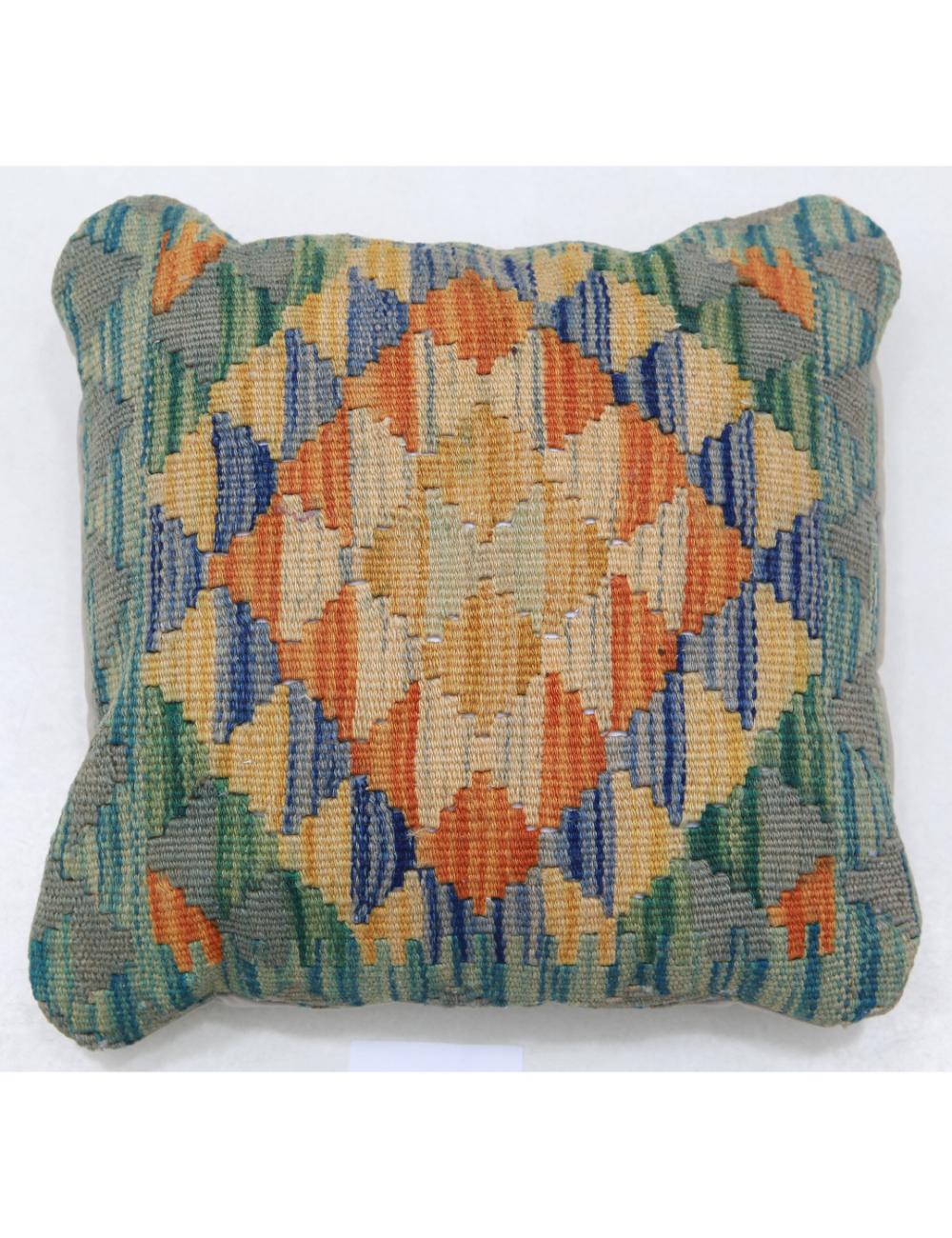 Hand Woven Tribal  Wool Pillow - 1&#39;5&#39;&#39; x 1&#39;5&#39;&#39;