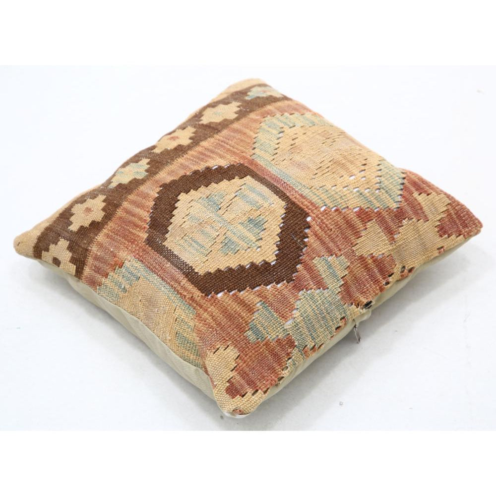 Hand Woven Tribal  Wool Pillow - 1'5'' x 1'5''