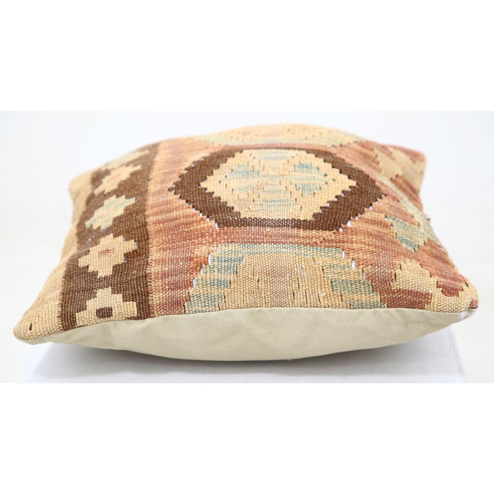 Hand Woven Tribal  Wool Pillow - 1'5'' x 1'5''