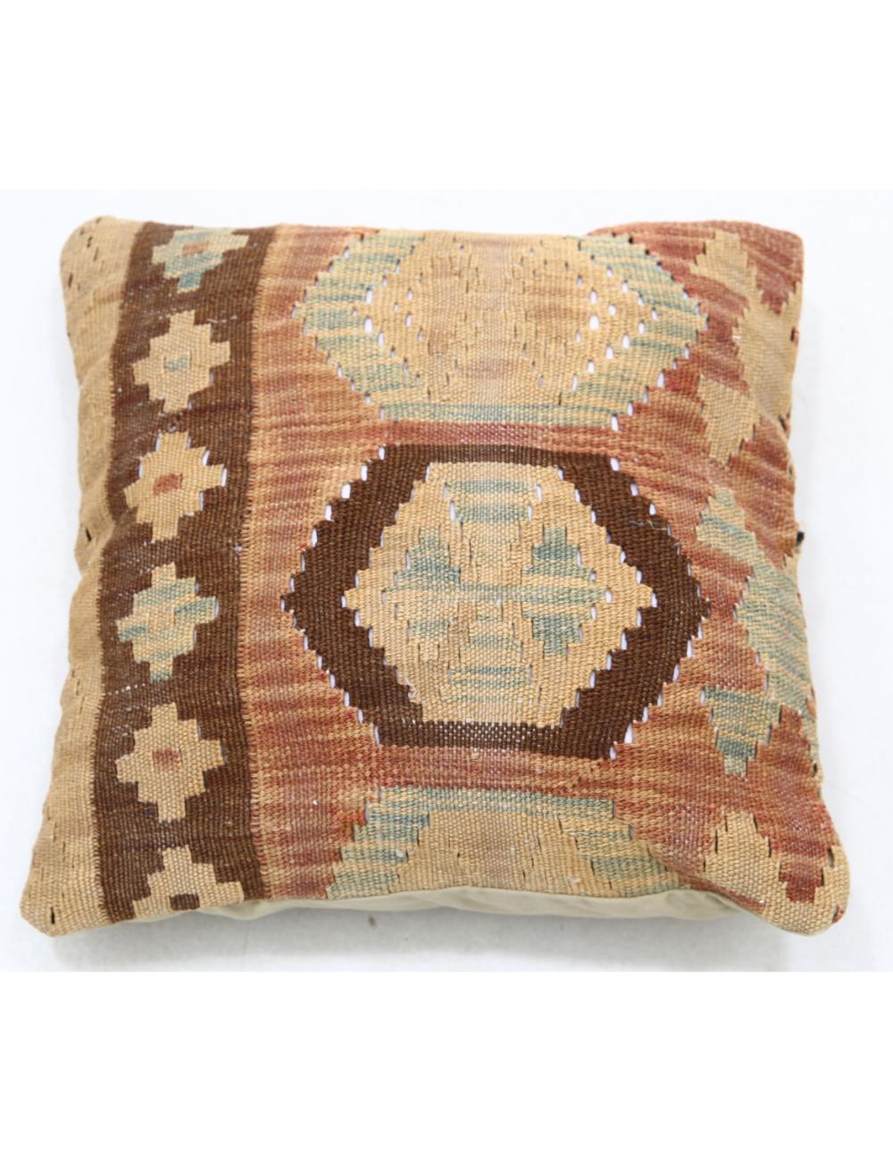 Hand Woven Tribal  Wool Pillow - 1'5'' x 1'5''